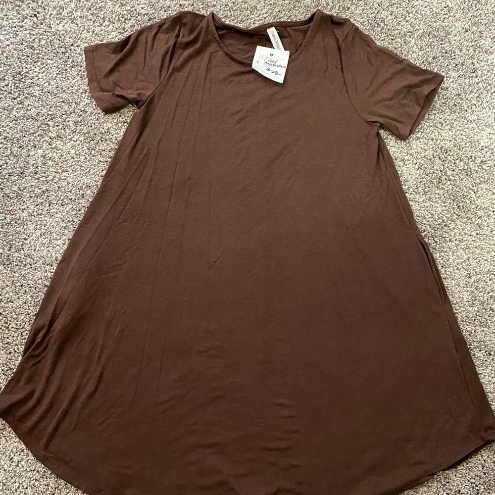 Zenana Premium Brown dress